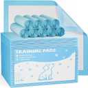 Sweetcrispy 150 Count Dog Puppy Training Pee Pads - Absorbency Disposable Underpads, Leakprood and Quick Drying, Regular Size 21.95''x 21.95'' for Potty Training, Incontinence Pads