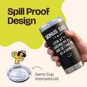 Bonus Dad Gifts from Daughter - Look At You Landing My Mom and Getting Me As a Bonus 20oz Black Tumbler - Stepdaughter Gift for Stepdad Father's Day Gifts from Daughter Funny Birthday Gift for Stepdad