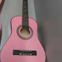 30" Wood Classical Guitar with Case and Accessories for Kids/Girls/Boys/Beginners (Pink)