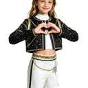 Girls Stage Costume, Halloween Costume for Kids Cosplay Party Dress Up, 3-4 Years