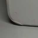 FDW 6FT Folding Table, Portable Fold-in-Half Plastic Picnic Party Table with Carrying Handle (White