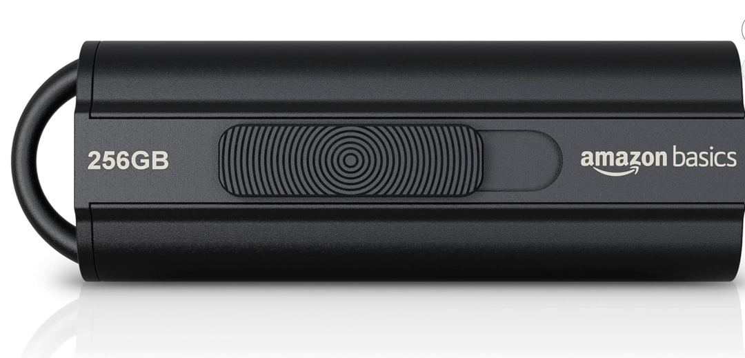 256 GB Ultra Fast USB 3.1 Flash Drive, High Capacity External Storage for Photos Videos, Retractable Design, 130MB/s Transfer Speed, Black