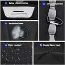 Goloni Youth Soccer Bag,Basketball Bag with Ball Compartment & Shoe Compartment,Backpack for Football Volleyball Basketball (Black)