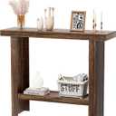 LIFECHOVY Farmhouse Wood Entryway Table Narrow Console Tables with Storage, 39.3 inches x 11.8 inches x 31.4 inches
