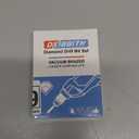 DKIBBITH 7 Pack Dry Diamond Drill Bits & Tile Drill Bits Set for Ceramic, Porcelain, Marble, Granite, Stone, Glass - Round Shank 3/16", 1/4"(x2), 5/16", 3/8", 1/2"+1 Pack Drill Bit 1/4"