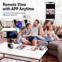 Hidden Camera with Alarm Clock & Bluetooth,Ultra 4K HD Wireless Indoor Camera for Home Security,WiFi Mini Nanny Cam with Night Vision,Motion Detection,Remote Live Stream