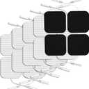 TENS Unit Replacement Pads, NURSAL Reusable TENS Electrode Pads 2x2 20pcs with Upgraded Self-Stick Performance for Electrotherapy, Compatible with AUVON TENS, TENS 7000