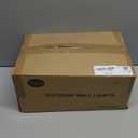 Outdoor Wall Lights 2 Packs, Integrated LED Cylinder Up Down 12W 2700K Modern Aluminum Light, Waterproof Exterior Light for Porch Patio Door (Black)