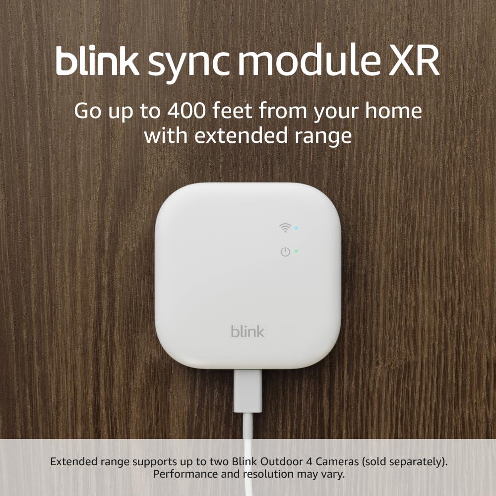Blink Sync Module XR (newest model)  System hub for all Blink devices, go up to 400 feet from your home with extended range for Outdoor 4