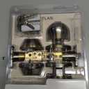 Mobile Home Entry Lockset. Door Lock & Deadbolt. Stainless Steel Keyed Alike