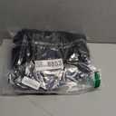 QIBABU Womens Fleece Cargo Sweatpants Casual Baggy Wide Leg Jogger Pants Athletic Open Bottom with Pockets(1777-Black-S-QB) M