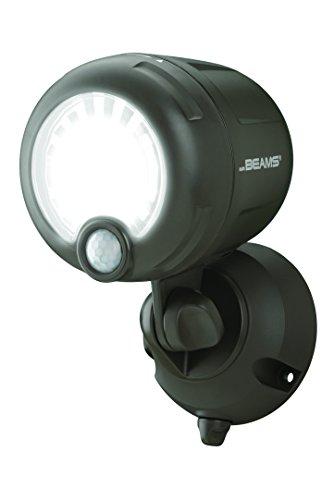 Beams MB360XT 200 Lumen Wireless Battery Operated Powered Motion Sensing LED Spotlight, 1-Pack, Brown