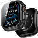 ULTIMAL Metal Case Compatible with Apple Watch Ultra 3/2/1 49mm with Back Cover, Military Grade Shockproof Protective Case, Rugged Cover for iWatch 49mm (Black)