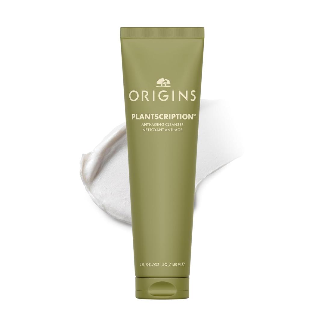 2 x Origins Plantscription Anti-Aging Cleanser | Face Wash For All Skin Types | With Glycerin & Anogeissus, 5 Fl Oz