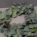 20inch Eucalyptus Wreaths for Front Door Spring and Summer Green Wreath with Berries Farmhouse Door Wreath Year Round Wreaths for Front Door Indoors