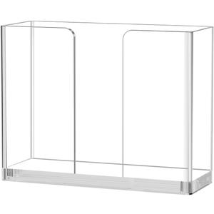 Acrylic Napkin Holder for Table (6.5"x6.5"), Vertical Napkin Dispenser with Non-Slip Pads, Standing Clear Napkin Holders for Kitchen Dining Room Party Restaurant (1 PCS-Luncheon Napkin Holder)