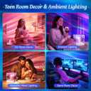 Birthday Gifts for Women Teen Girl Gifts Trendy Stuff Northern Lights Projector, 18-Color Cool Stuff Gifts for Teenage Girls Boy Mood Lighting, Galaxy Projector for Bedroom Cute Room Decor Aesthetic