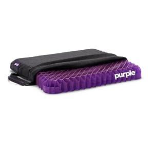 Purple Royal Seat Cushion, Portable 2 Inch Gel Seat Cushion, GelFlex Grid