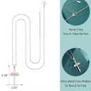 UPROMI Happy 10th/11th/12th/13th/14th/15th/16th/17th/18th/21st Birthday Gifts for Girls Her, Cross Necklace Birthday Gift Ideas