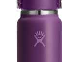 Hydro Flask Micro Bottle - Leak Proof Purse or Pocket Flask - Insulated Mini Water Bottle 6.7 Oz Beachplum Purple