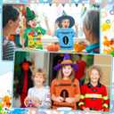 2Pcs Baby Blue Crayon Shirt Funny Gnome Cone Hats Set for Adults Women Men Crayon Halloween Costume Unisex T-Shirt