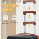 CONCEPTEN Luggage Sets 5 Piece, Suitcases with Wheels, Hardshell Suitcase Set, ABS Carry on Luggage Set with TSA Lock, Travel Luggage, ABS-3Pcs