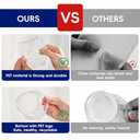 JOLLY CHEF 20 oz Clear Plastic Cups, 1000 Pack Disposable Plastic Cups, Party Drinking Cups for Birthday, Weddings, Picnics, Ceremonies, BBQs, and any Events