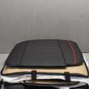 Full Set Car Seat Cover Fit for Honda Accord 2003-2017 Faux Leather Seat Cover Airbag Compatible Waterproof Seat Cushion Automotive Interior Accessories (Red Line) (#012 Black&Redline-5 Seat)