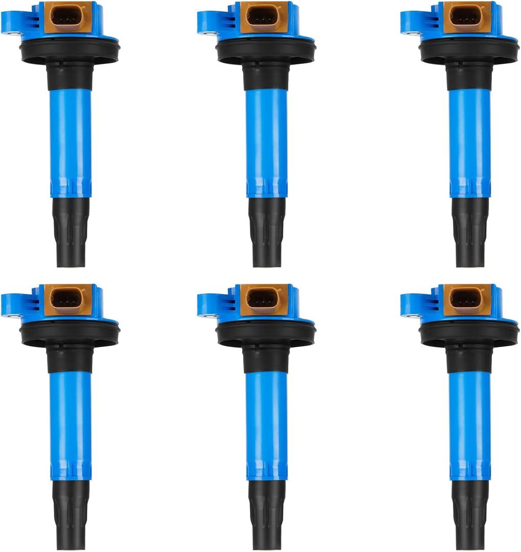 Ignition Coil Pack for Ford Expedition Explorer F150 Flex Lobo Police Interceptor Sedan Utility Taurus Transit 150 250 350 HD Lincoln MKS MKT Navigator, DG-549 IC749 UF-646 E1146 5C1871, 6 Pcs