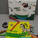 beiens Baby Books Toys, Touch and Feel Crinkle Cloth Book for Infant Baby 0-3-6-12-18 Months, Early Development Interactive Stroller Soft Toys, Newborn Gifts for Boys Girls