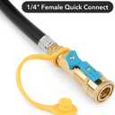 Stanbroil 6 Feet Propane Regulator Hose - 1/4" Female Quick Connect x Acme Nut for Olympian 5100 5500 RV Grill and Low Pressure LP Gas Grill, Heater