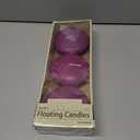 Zest Candle 3-Piece Folding Candles, 4-Inch, Purple