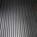 Art3d 6-Pack Slat Design 3D Wall Panels for Interior Wall Decor, 2x4 FT PVC Decorative Drop Ceiling Tiles - Black (24 x 48in.)