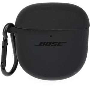 Bose Case Cover for QuietComfort Earbuds II, Protective Silicone Exterior, with Aluminum Carabiner for Convenient Carrying, Soapstone