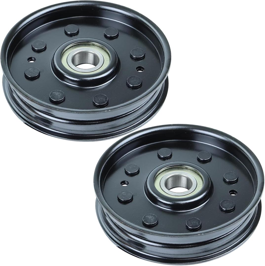 2 Pack AM37249 Pulley Replaces John Deere AM37249 Idler Pulley John Deere AM37249 for John Deere GT235 GT275 GTX38 LX176 S2554 X300 Tractor