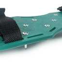 QWORK Gunite Spiked Shoes With 3/4 Short Spikes Perfect For Epoxy Floor, Overlays, Cover Installation, Green Color (Pair)