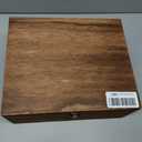Wooden Storage Box Wood Box with Lid 12.5x10.5x5.5 in