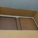 28" Extra Tall Cor Ten Planter, 14x14 Inch Large Weathering Steel Planter Box for Indoor & Outdoor Plants, with Drainage Holes & Internal Divider, Heavy Duty Rusted Metal Flower Pot for Patio, Garden (Rusty)