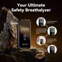 Breathalyzer, 2026 Digital Breathalyzers for Alcohol- Ideal for Gifts, Portable High-Accuracy Breathalyzer Test Kit for Personal Home & Party Use, 8 Mouthpieces