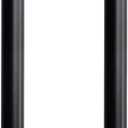 SGLfarmty 5-inch Length & 0.37" Pole Outer DiameterMatte Black M10 Threaded Extension Rod for Pendant Light, Island Lighting, Chandeliers, Lighting Fixture Stems, 2 Rods