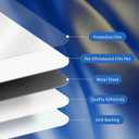 Magnetic White Board Sticker 47"x35.5" Magnetic Dry Erase White Board Paper for Wall Whiteboard Sticker for Teacher Supplies Removable Peel and Stick Whiteboard Contact Paper