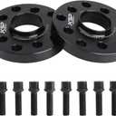 KSP 5X100 Wheel Spacer for A3 A4 A6 A8 S4 S6 S8 Quattro TT, 2pcs 5x112 Spacers fit Golf Jetta Passat, 20mm Spacer with 10pcs M14x1.5 Sphere Seat Lug Bolts 57.1mm Hub Bore Compatible With Audi VW Sedan