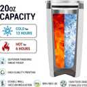 MARSANA Coworker Tumbler - Gifts for Women - Work Made Us Colleagues Cup - Gift for Coworker on Birthday Christmas - 20 Oz