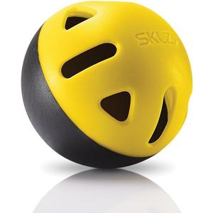SKLZ Impact Limited-Flight Practice Baseball, Softball, and Mini Balls (Baseballs, 12 Pack), Yellow, Black