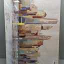 7Fisionart Modern New York Cityscape Wall Art Abstract NYC Skyline Canvas 36x24 Inch