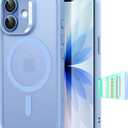 ESR for iPhone 17 Case, Camera Control, Compatible with MagSafe, Shockproof Military-Grade Protection, Magnetic Phone Case for iPhone 17, Classic Hybrid Case,Frosted Light Blue