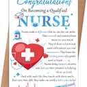 3 x Nurse Graduation Card Gift for Her Him Women Men | Nursing Graduation gift for Friend, Future RN Graduation Gifts for Daughter Son Sister, Nursing School Graduation Card