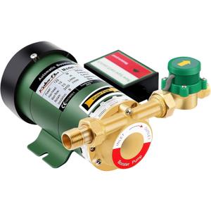 120W Water Pressure Booster Pump 115VAC,396 GPH,21.7 PSI Household Automatic Home Booster Pump with Water Flow Switch for Home Kitchen Bathroom Irrigation(H15GR-15)