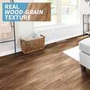 Art3d 12-Pack 18 Sq.ft Peel and Stick Floor Tiles Vinyl Plank Flooring Wood Look, Adhesive and Waterproof Tile Sticker for Bedroom, Living Room, Kitchen,RV in Ashtree