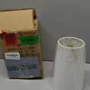 Aspen Creative 32164 Transitional Hardback Empire Shape Spider Fitter Lamp Shade in Off White, 4-1/4" Top x 6" Bottom x 9" Slant